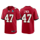 Men's Tampa Bay Buccaneers #47 John Lynch Hall of Fame Class of 2021 Red Limited NFL Jersey