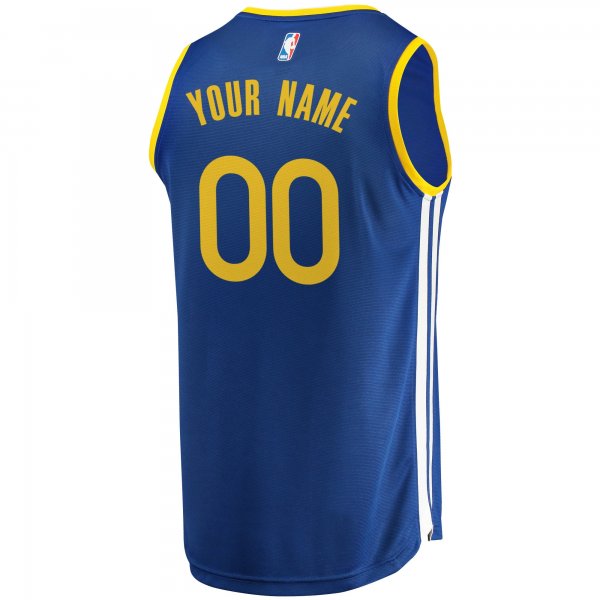 Youth Golden State Warriors Fanatics Royal 2019/20 Fast Break Custom Replica Jersey - Icon Edition