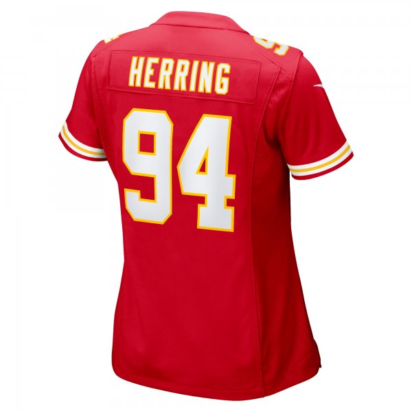 Women's Kansas City Chiefs Malik Herring Nike Red Team Game Player Jersey