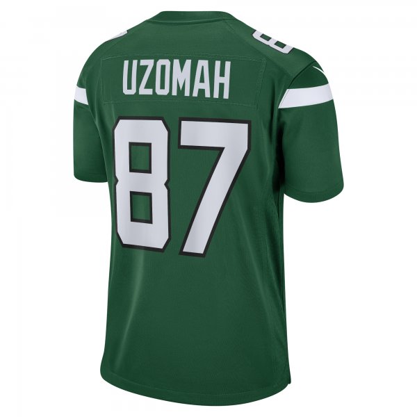 Men's New York Jets C.J. Uzomah Nike Gotham Green Player Game Jersey