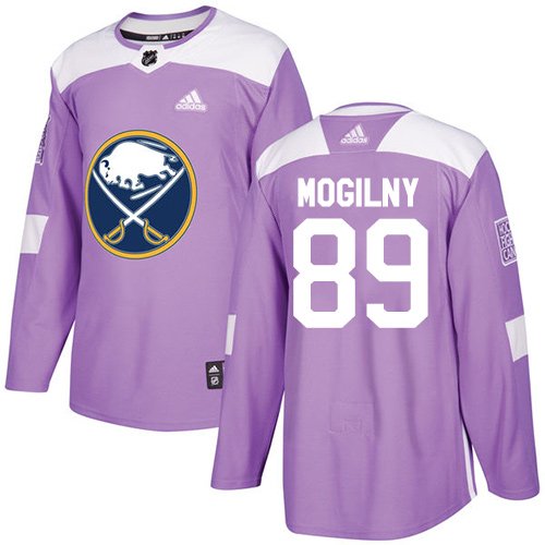 Adidas Buffalo Sabres #89 Alexander Mogilny Purple Fights Cancer Stitched NHL Jersey