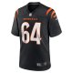 Men's Cincinnati Bengals Ted Karras Nike Black Game Player Jersey