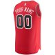 Youth Chicago Bulls Fanatics Red Fast Break Custom Replica Jersey - Icon Edition