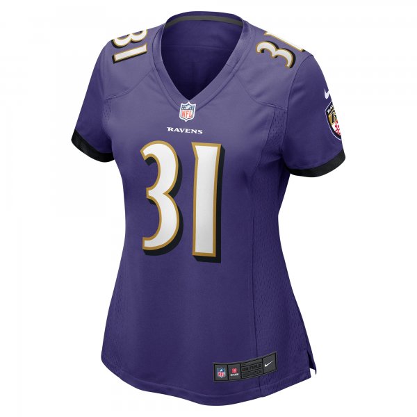 Women's Baltimore Ravens Dalvin Cook Nike  Purple  Game Jersey