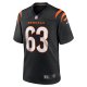 Men's Cincinnati Bengals Trey Hill Nike Black Game Jersey