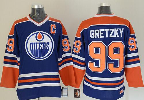 Edmonton Oilers #99 Wayne Gretzky Light Blue CCM Throwback Stitched NHL Jersey