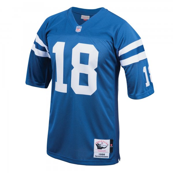 Men's Indianapolis Colts 1998 Peyton Manning Mitchell & Ness Royal Throwback Retired Player Jersey