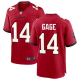 Men's Tampa Bay Buccaneers #14 RUSSELL GAGE Red Game Jersey