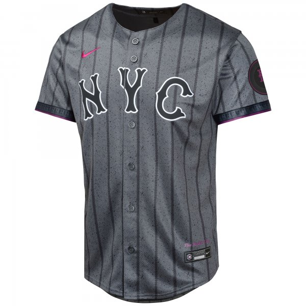 Youth New York Mets Pete Alonso Nike Graphite 2024 City Connect Limited Player Jersey