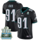 Nike Philadelphia Eagles #91 Fletcher Cox Black Alternate Super Bowl LII Champions Men's Stitched NFL Vapor Untouchable Limited Jersey