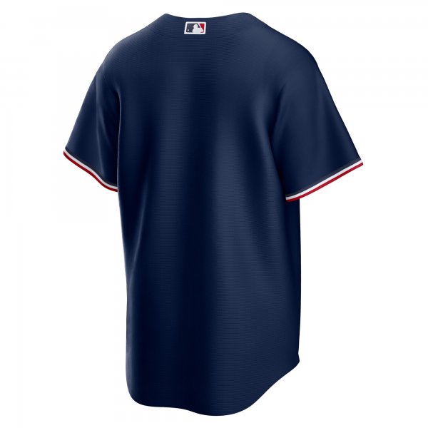 Men's Minnesota Twins Nike Navy Alternate Replica Team Logo Jersey