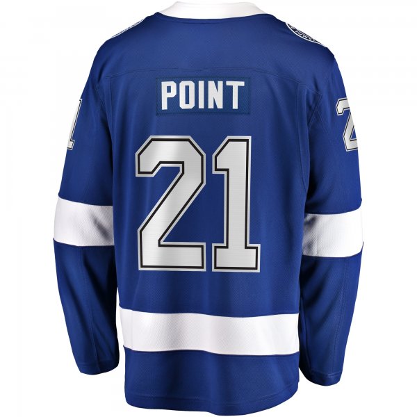 Men's Tampa Bay Lightning Brayden Point Fanatics Blue Home Premier Breakaway Player Jersey