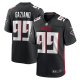 Men's Atlanta Falcons Joe Gaziano Nike  Black Team Game Jersey