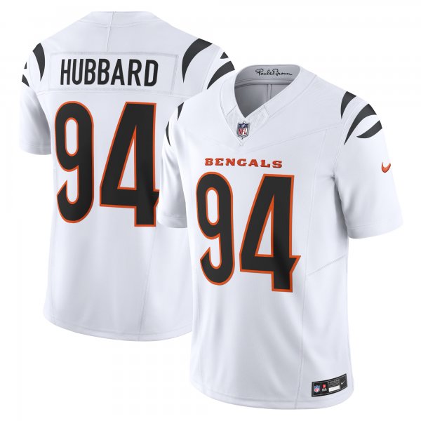 Men's Cincinnati Bengals Sam Hubbard Nike White Vapor F.U.S.E. Limited Jersey