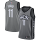 Men's Brooklyn Nets #11 Kyrie Irving Gray NBA 2020/21 Swingman Statement Edition Jersey