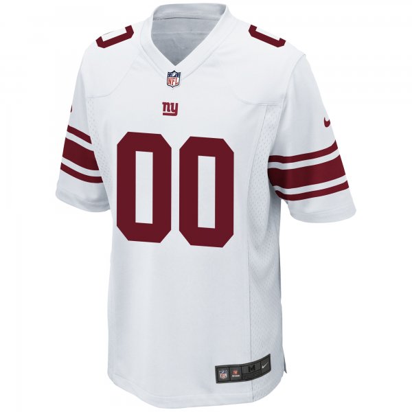 Men's New York Giants Nike White Custom Game Jersey