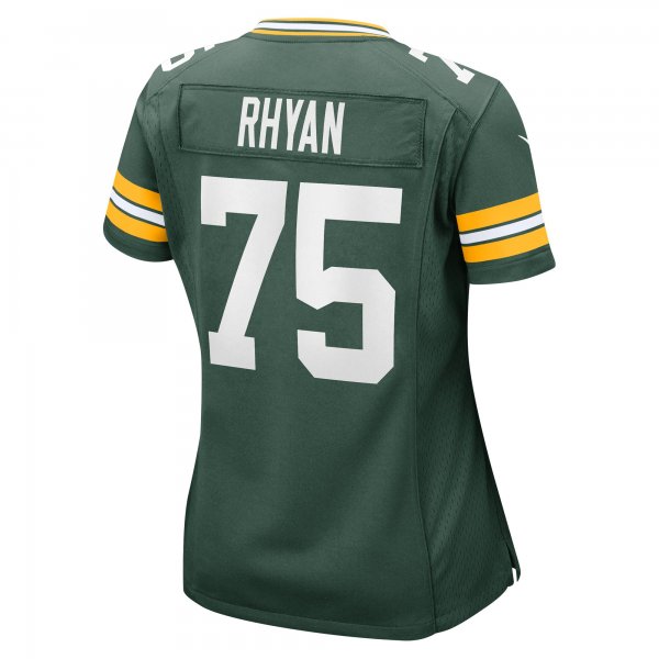 Women's Green Bay Packers Sean Rhyan Nike Green Player Game Jersey