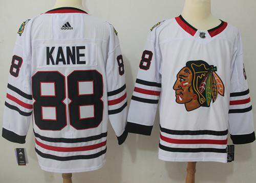 Adidas Chicago Blackhawks #88 Patrick Kane White Road Stitched NHL Jersey