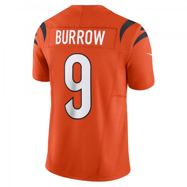 Men's Cincinnati Bengals Joe Burrow Nike Orange Vapor F.U.S.E. Limited Jersey