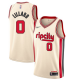 Portland Trail Blazers #0 Damian Lillard Cream NBA Swingman City Edition 2019/20 Jersey