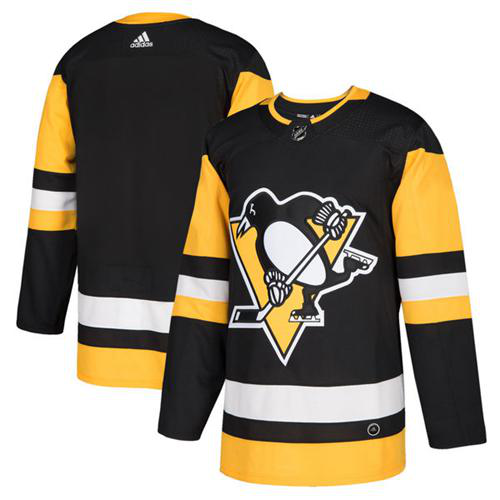 Adidas Pittsburgh Penguins Blank Black Home Stitched NHL Jersey