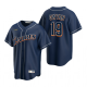 San Diego Padres #19 Tony Gwynn Nike Navy Cooperstown Collection Jersey