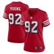 Women's #92 Chase Young San Francisco 49ers Nike Alternate Limited Jersey - Scarlet