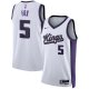 Unisex Sacramento Kings De'Aaron Fox Nike White Swingman Jersey - Association Edition