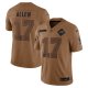 Men's Buffalo Bills Josh Allen Nike Brown 2023 Salute To Service Limited Jersey