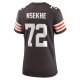 Women's Cleveland Browns Ty Nsekhe Nike  Brown  Game Jersey