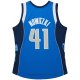 Unisex Dallas Mavericks Dirk Nowitzki Mitchell & Ness Blue Hall of Fame Class of 2023 Throwback Swingman Jersey