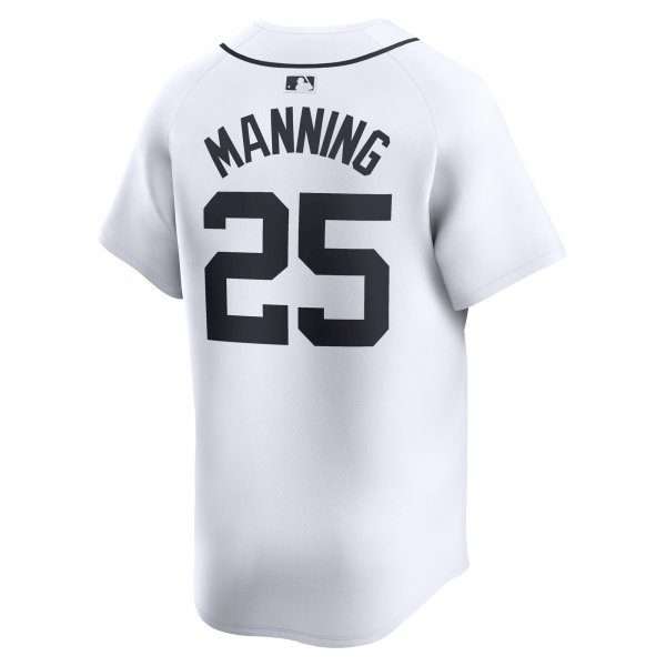 Men's Detroit Tigers Matt Manning Nike White Home Limited Player Jersey