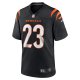 Men's Cincinnati Bengals Daxton Hill Nike Black Player Game Jersey