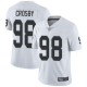 Las Vegas Raiders #98 Maxx Crosby White Men's Stitched NFL Vapor Untouchable Limited Jersey