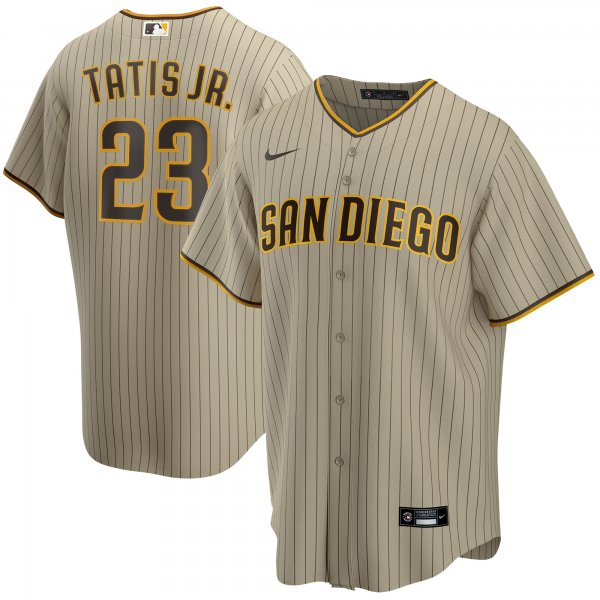 Men's San Diego Padres Fernando Tatis Jr. Nike Tan Alternate Replica Player Jersey