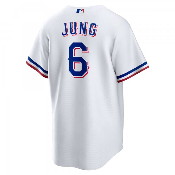 Men's Texas Rangers Josh Jung Nike White Replica Player Jersey