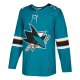 Men's San Jose Sharks adidas Teal Home Blank Jersey
