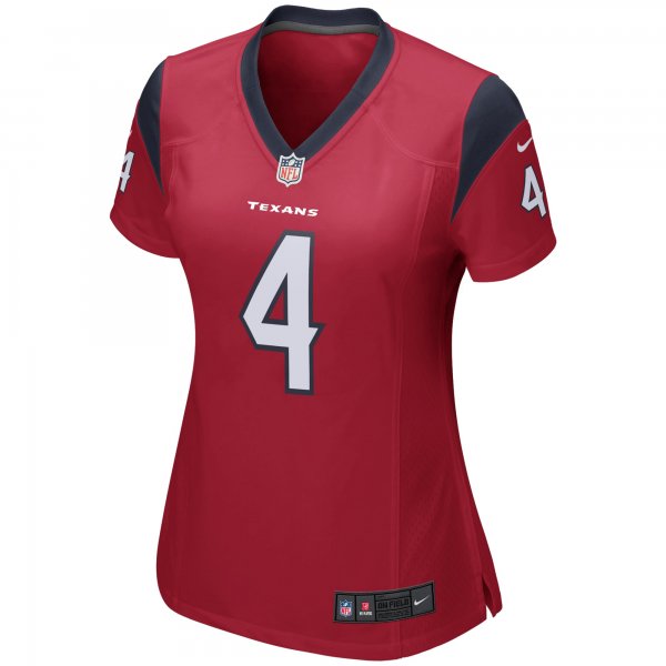 Women's Houston Texans Deshaun Watson Nike Red Team Color Game Jersey