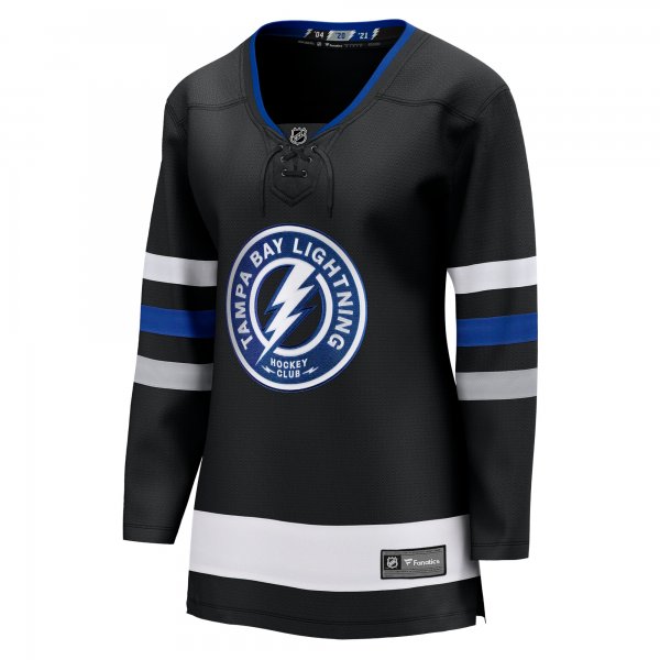 Women's Tampa Bay Lightning Fanatics Black Alternate Premier Breakaway Jersey