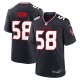 Men's Houston Texans McTelvin Agim Nike  Navy Team Game Jersey