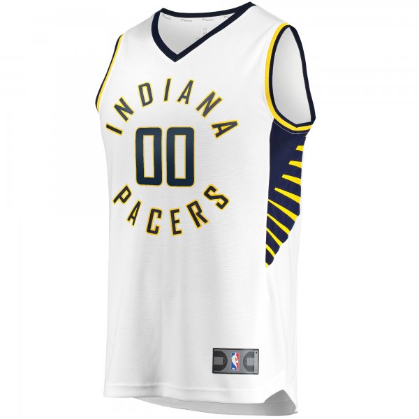 Youth Indiana Pacers Fanatics White Fast Break Custom Replica Jersey - Association Edition