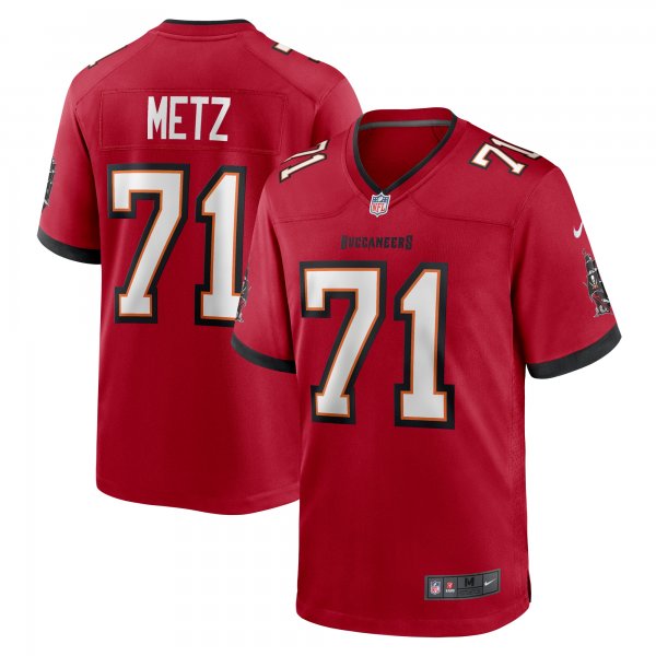 Men's Tampa Bay Buccaneers Lorenz Metz Nike  Red  Game Jersey