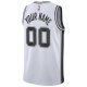 Men's San Antonio Spurs Nike White Custom Swingman Jersey - Association Edition