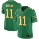 Men's Philadelphia Eagles #11 A.J.BROWN Nike Kelly Gold Jersey