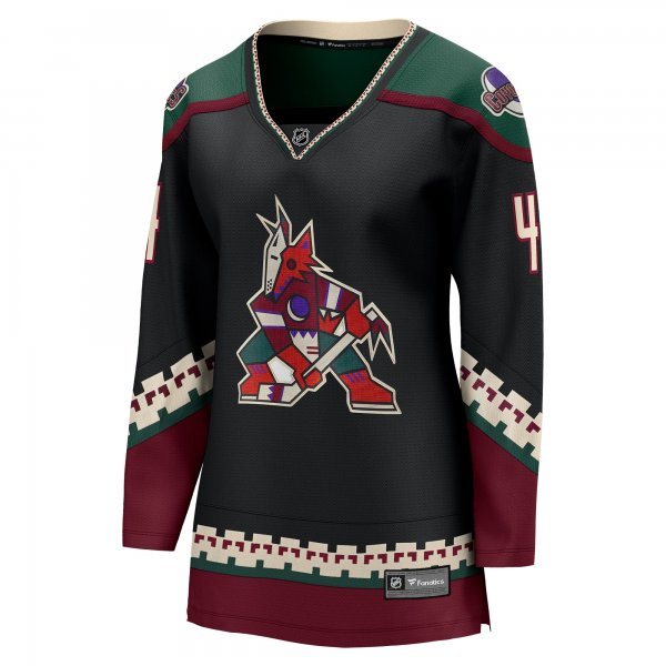 Women's Arizona Coyotes Juuso Valimaki Fanatics Black Home Breakaway Player Jersey