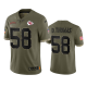 Kansas City Chiefs Derrick Thomas Olive 2022 Salute To Service Limited Jersey #58