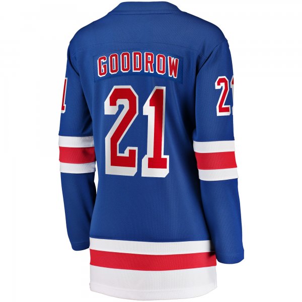 Women's New York Rangers Barclay Goodrow Fanatics Blue Home Breakaway Player Jersey