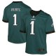 Youth Philadelphia Eagles Jalen Hurts Nike Midnight Green Game Jersey