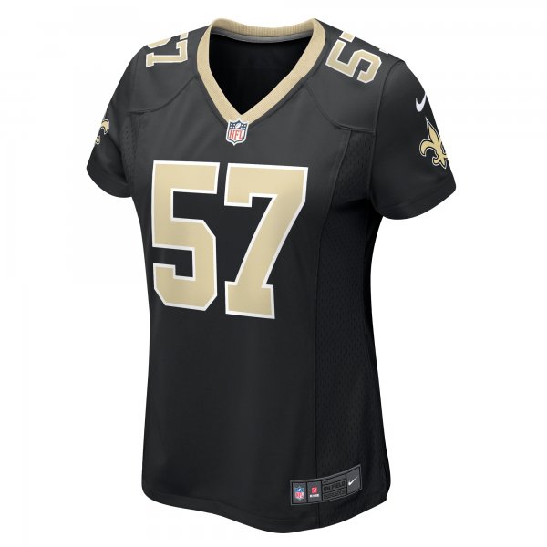 Women's New Orleans Saints Niko Lalos Nike  Black Team Game Jersey