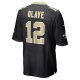 Men's New Orleans Saints Chris Olave Nike Black Game Jersey